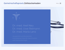 Tablet Screenshot of koeln-internisten.de